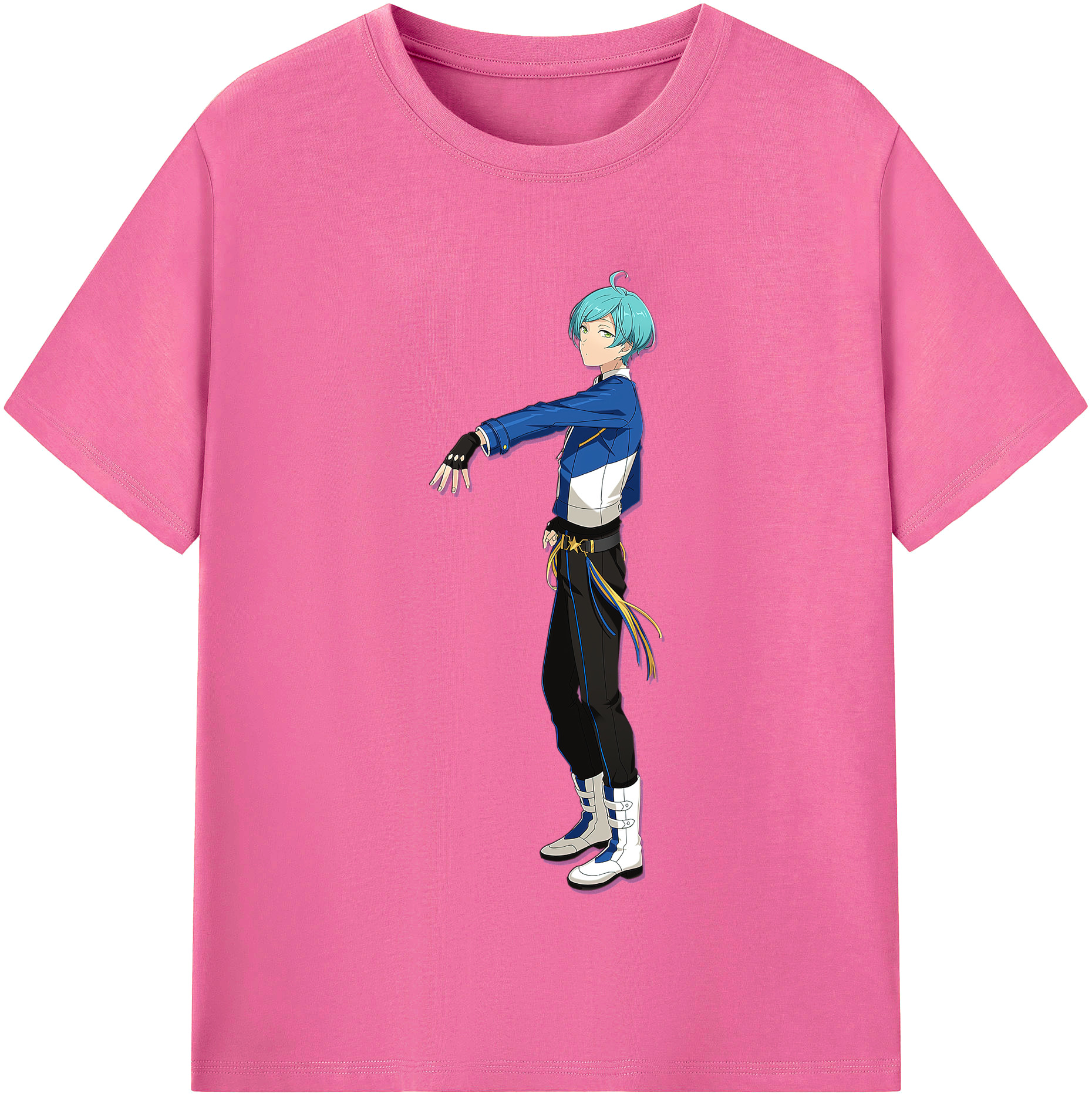 （画像用） あんさんぶるスターズ! Ensemble Stars レディースカジュアルプリントTシャツ（綿100％）